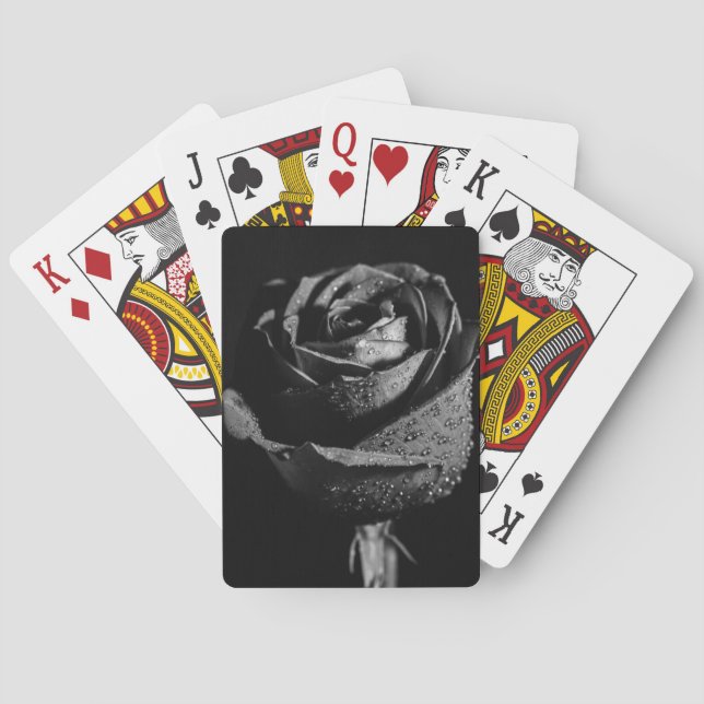 Black Rose Playing Cards (Back)