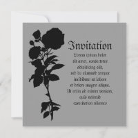 Black Rose Silhouette