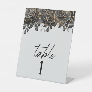 Black Rose Table 1 Sign
