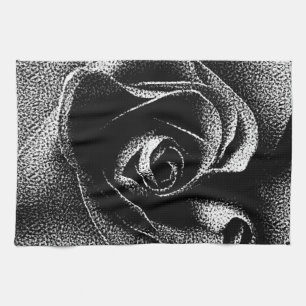BLACK ROSE TEA TOWEL