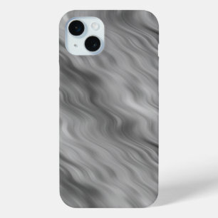 Black Rose Wavy Texture iPhone 15 Mini Case