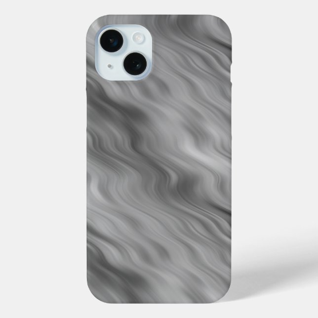 Black Rose Wavy Texture Case-Mate iPhone Case (Back)