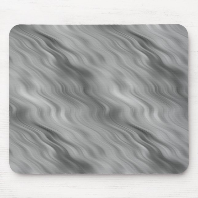 Black Rose Wavy Texture Mouse Mat (Front)