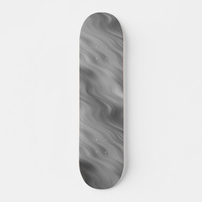 Black Rose Wavy Texture Skateboard (Front)