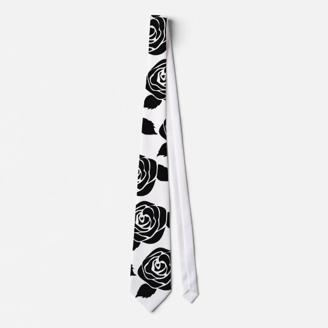 Black Roses Tie (Front)