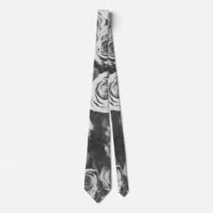 Black roses tie