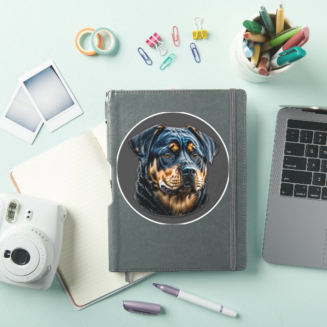 Black Rottweiler (iPad Cover)