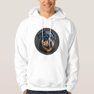 Black Rottweiler Hoodie
