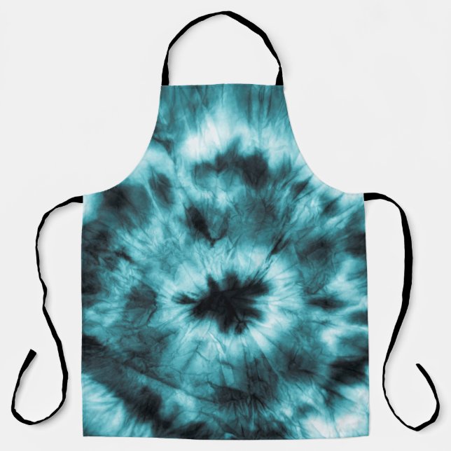 Black Rough Art Print. Doodle Free Style Drawing.  Apron (Front)