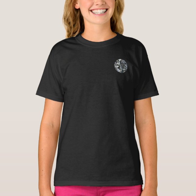 Black Ruby Ring Diamond Jewellery T-Shirt (Front)