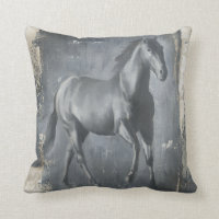 Black Running Stallion