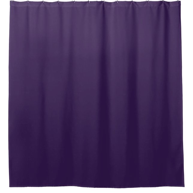 Black Russian, deep purple Shower Curtain (Front)