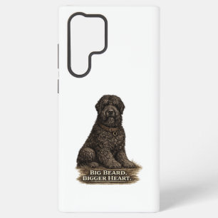 Black Russian Terrier – Big Beard Bigger Heart Samsung Galaxy Case