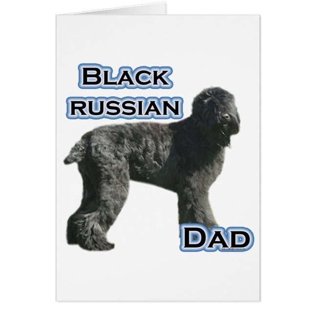Black Russian Terrier Dad 4 (Front)