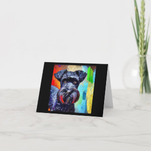 Black Russian Terrier Dog Card