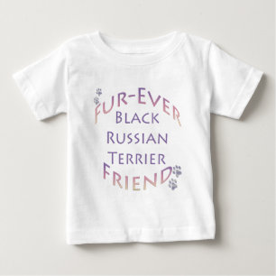 Black Russian Terrier Furever Baby T-Shirt