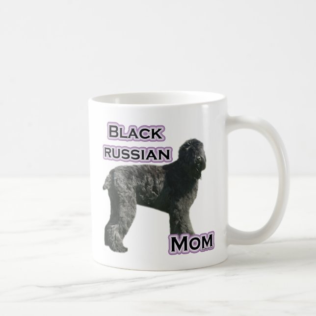 Black Russian Terrier Mum 4 Coffee Mug (Right)