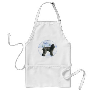 Black Russian Terrier Noel Standard Apron