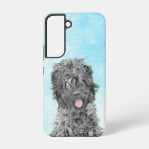Black Russian Terrier Painting - Cute Original Dog Samsung Galaxy Case