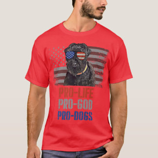 Black Russian Terrier Pro Life Pro God Pro Dogs Pr T-Shirt