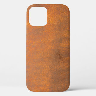 Black rust, metal texture close-up. iPhone 12 case