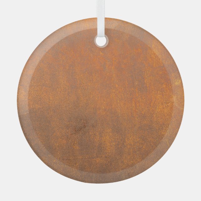 Black rust, metal texture close-up. glass tree decoration (Front)