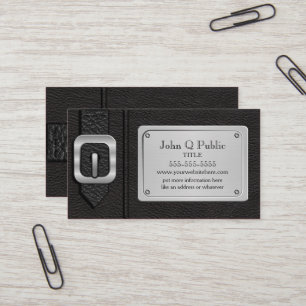 Black Saddlebag Business Card