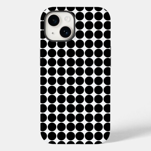 Black Safari Dot Case-Mate iPhone Case (Back)