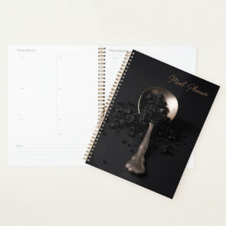 Black salt Meal Planner Notebook