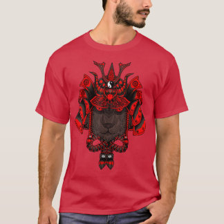 black samurai cat T-Shirt