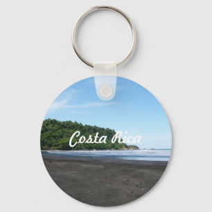 Black Sand Beach Key Ring