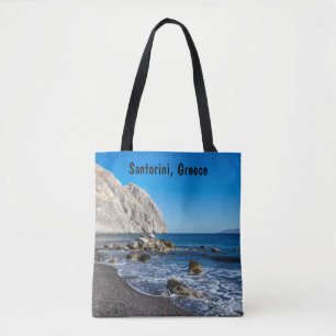 Black Sand Beach Tote Bag