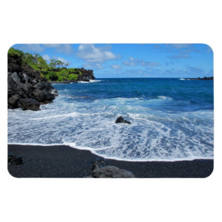 Black Sand Beach, Waianapanapa State Park, Maui Magnet