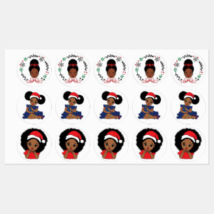 Black Santa Believe Melanin Man Christmas Cheer