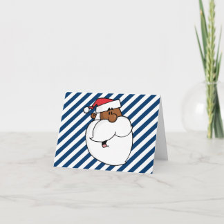 Black Santa Claus Holiday Card