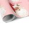 Black Santa Claus Red White Wrapping Paper