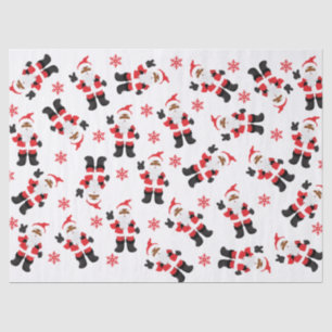 Black Santa Claus Tissue Paper