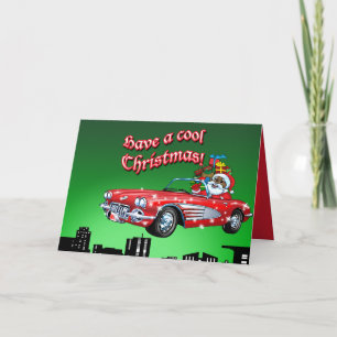 Black Santa Holiday Card