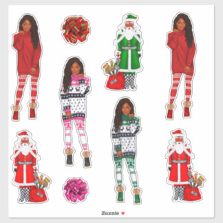 Black Santa Melanin Christmas Men Women Kids Xmas