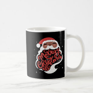 Black Santa Merry Christmas All Toddler T Shirt  Coffee Mug