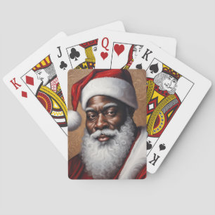 Black Santa Playing Cards   Poker, Spades Cards