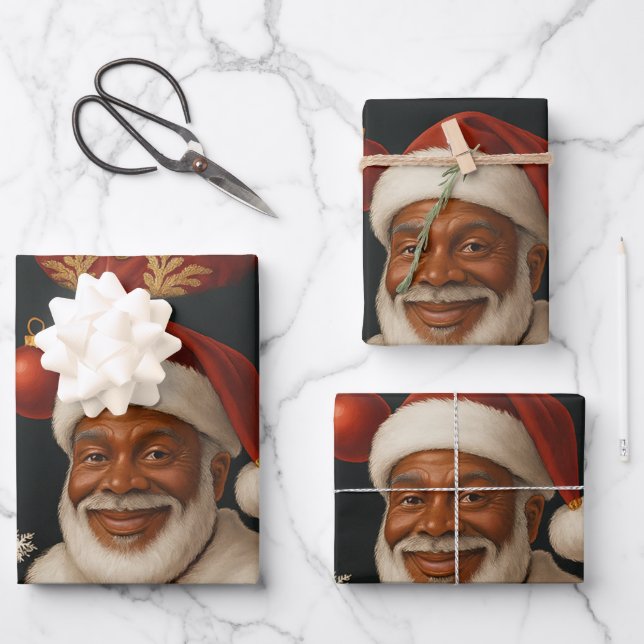 Black Santa Sheets (Front)