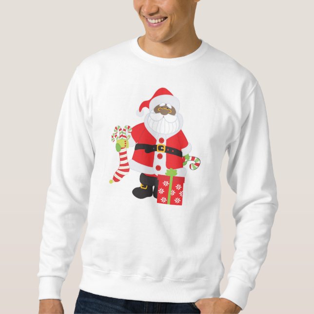Black Santa Sweatshirt (Front)