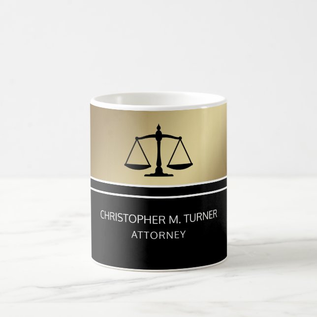 Black Scale Attorney Coffee Mug (Center)