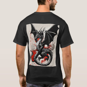 black scaled dragon T-Shirt