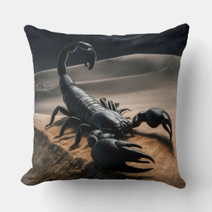 Black Scorpio Cushion