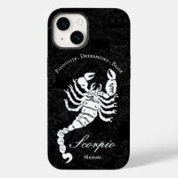 Black Scorpio Zodiac Astrology Personality Custom