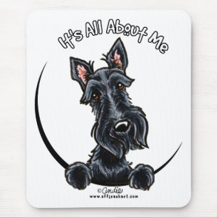 Black Scottie IAAM Mouse Mat
