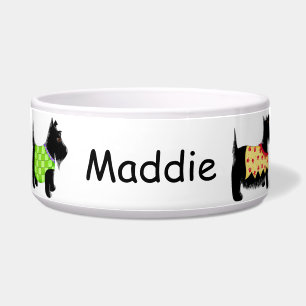 Black Scottie Terrier Dogs Name Personalised