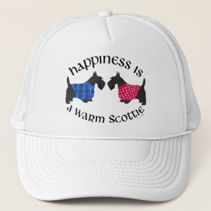 Black Scottish Terriers Happiness Trucker Hat